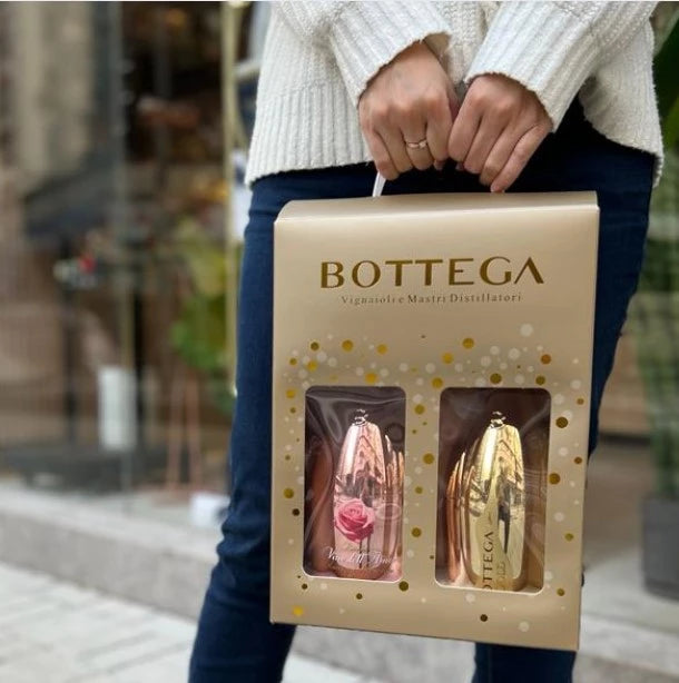 Bottega Prosecco Gold NV & Manzoni Moscato Rose Twin Pack