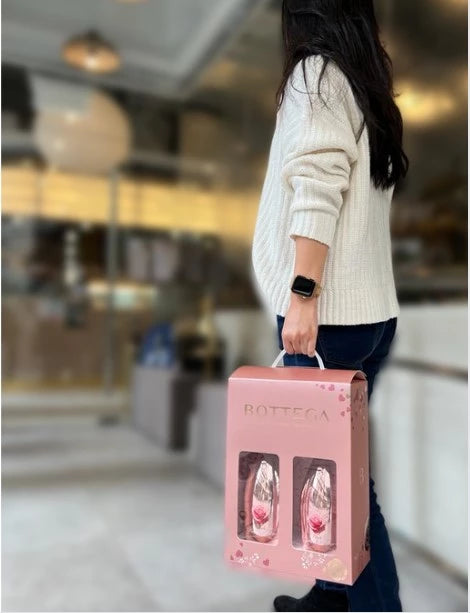 Bottega Pink Gift Set (Chocolate + Gift Card + Bottega Prosecco Moscato Manzoni)