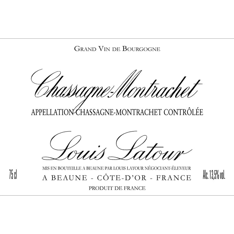 LouisLatourChassagneMontrachet